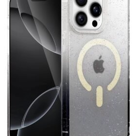 Apple iPhone 14 Pro Max Pummel Shiny Magsafe Kapak - Siyah-(5796)