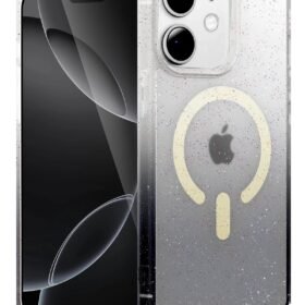 Apple iPhone 12 Pummel Shiny Magsafe Kapak - Siyah-(5796)