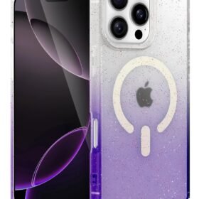 Apple iPhone 16 Pro Pummel Shiny Magsafe Kapak - Mor-(5796)