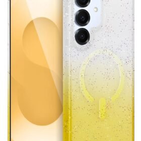 Samsung Galaxy S25 Pummel Shiny Magsafe Kapak - Gold-(5796)