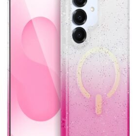 Samsung Galaxy S25 Plus Pummel Shiny Magsafe Kapak - Pembe-(5796)