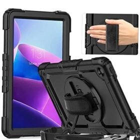 Samsung Galaxy Tab S10 FE Plus 13.1 Kılıf Amazing Tablet Kapak - Siyah-(5796)