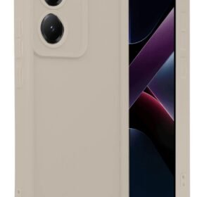 Xiaomi Poco X7 Pro Viera Silikon - Krem-(5796)