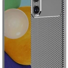 Oppo A60 Kılıf Auto Focus Karbon Kapak - Gri-(5796)