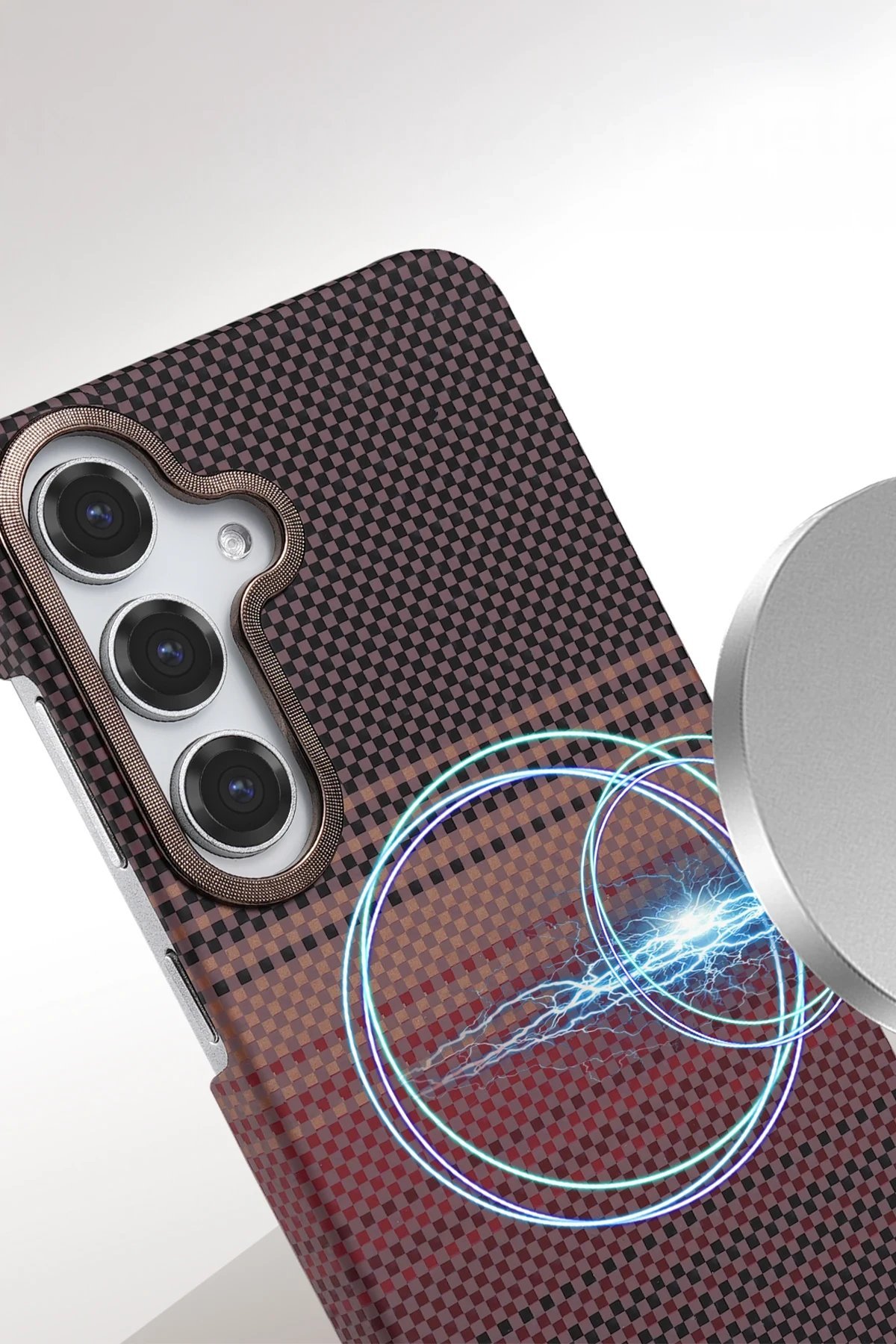 Samsung Galaxy S23 FE Vega Magsafe Kapak - Mavi-(5796) - Görsel 2