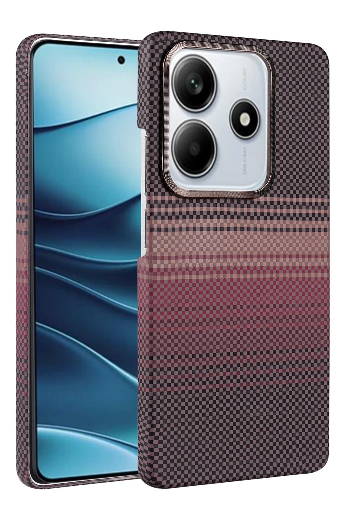 Xiaomi Redmi Note 14 Pro 4G Vega Magsafe Kapak - Çöl Titanyum-(5796)