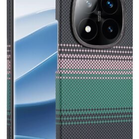 Xiaomi Redmi Note 14 Pro 5G Vega Magsafe Kapak - Yeşil-(5796)