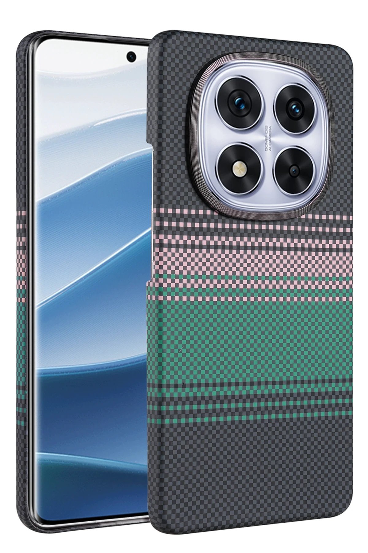 Xiaomi Redmi Note 14 Pro Plus Vega Magsafe Kapak - Yeşil-(5796)