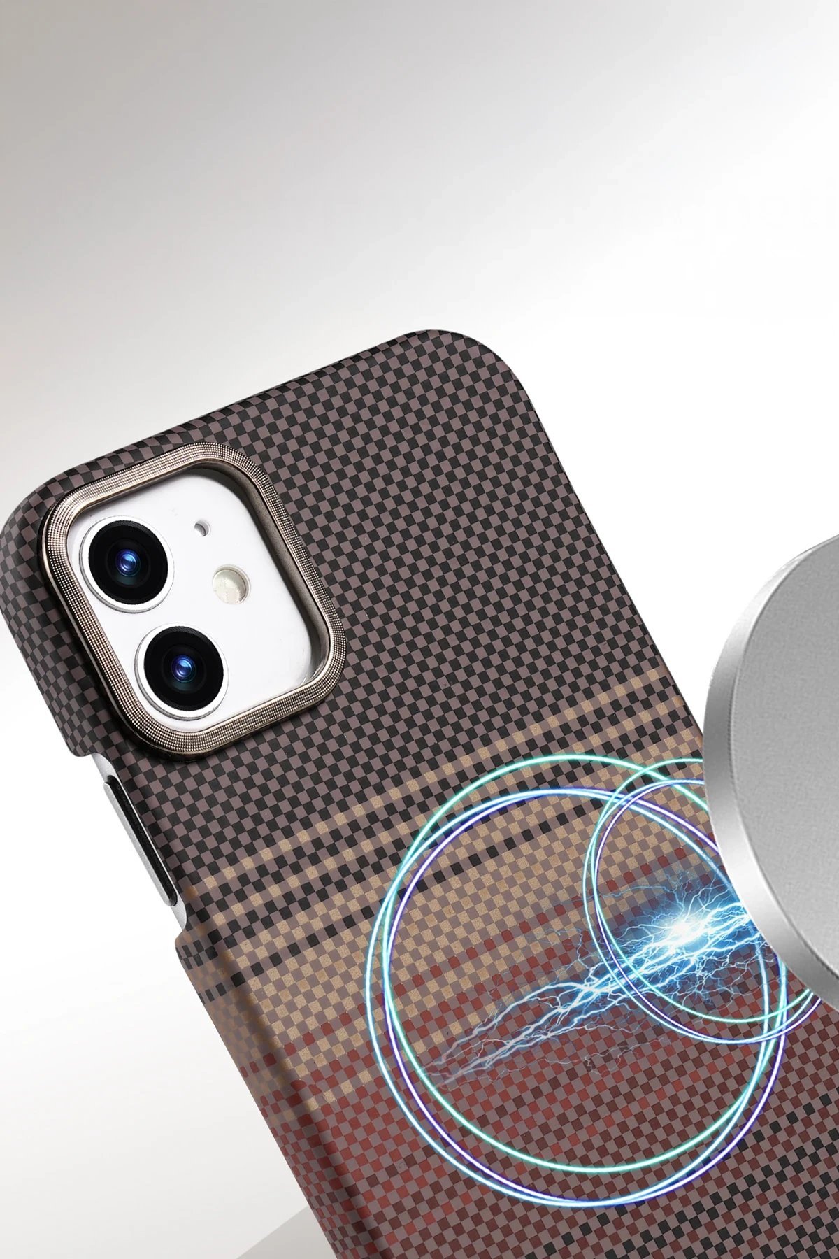 Apple iPhone 14 Vega Magsafe Kapak - Gri-(5796) - Görsel 2