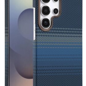 Samsung Galaxy S23 Ultra Vega Magsafe Kapak - Mavi-(5796)