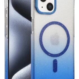 Apple iPhone 15 Plus Glossy Magsafe Kapak - Mavi-(5796)