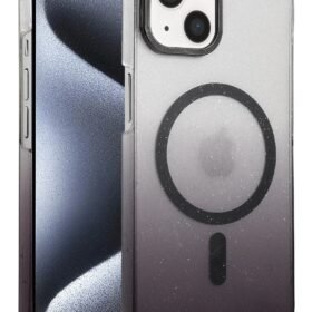 Apple iPhone 15 Plus Glossy Magsafe Kapak - Siyah-(5796)