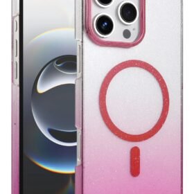 Apple iPhone 16 Pro Glossy Magsafe Kapak - Pembe-(5796)