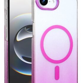 Apple iPhone 16E Glossy Magsafe Kapak - Mor-(5796)