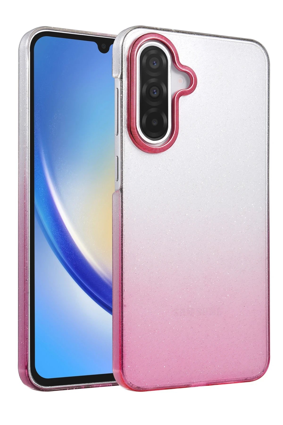 Samsung Galaxy A56 Glossy Kapak - Pembe-(5796)