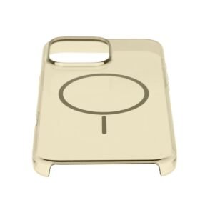 Apple iPhone 16 Pro PC Blank Magsafe Kapak - Çöl Titanyum-(5796)