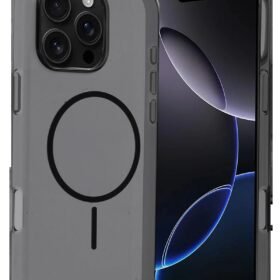 Apple iPhone 16 Pro Max PC Blank Magsafe Kapak - Siyah-(5796)