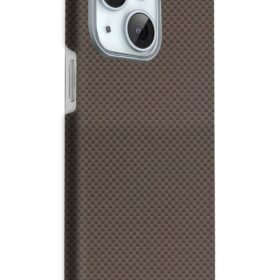 Apple iPhone 14 Volt Magsafe Kapak - Kahverengi-(5796)