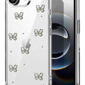 Apple iPhone 16E Fiyonk Desenli Kapak - Desen 1-(5796)