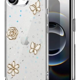 Apple iPhone 16E Fiyonk Desenli Kapak - Desen 2-(5796)