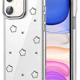 Apple iPhone 12 Fiyonk Desenli Kapak - Desen 3-(5796)