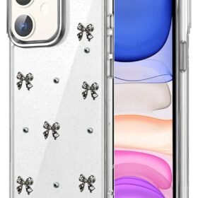 Apple iPhone 12 Fiyonk Desenli Kapak - Desen 10-(5796)