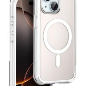 Apple iPhone 15 Hulk Magsafe Kapak - Beyaz-(5796)