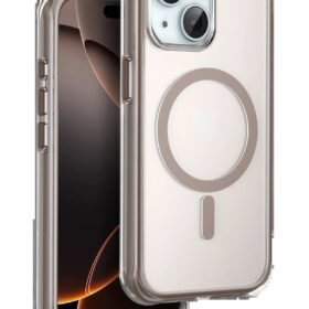 Apple iPhone 15 Hulk Magsafe Kapak - Çöl Titanyum-(5796)