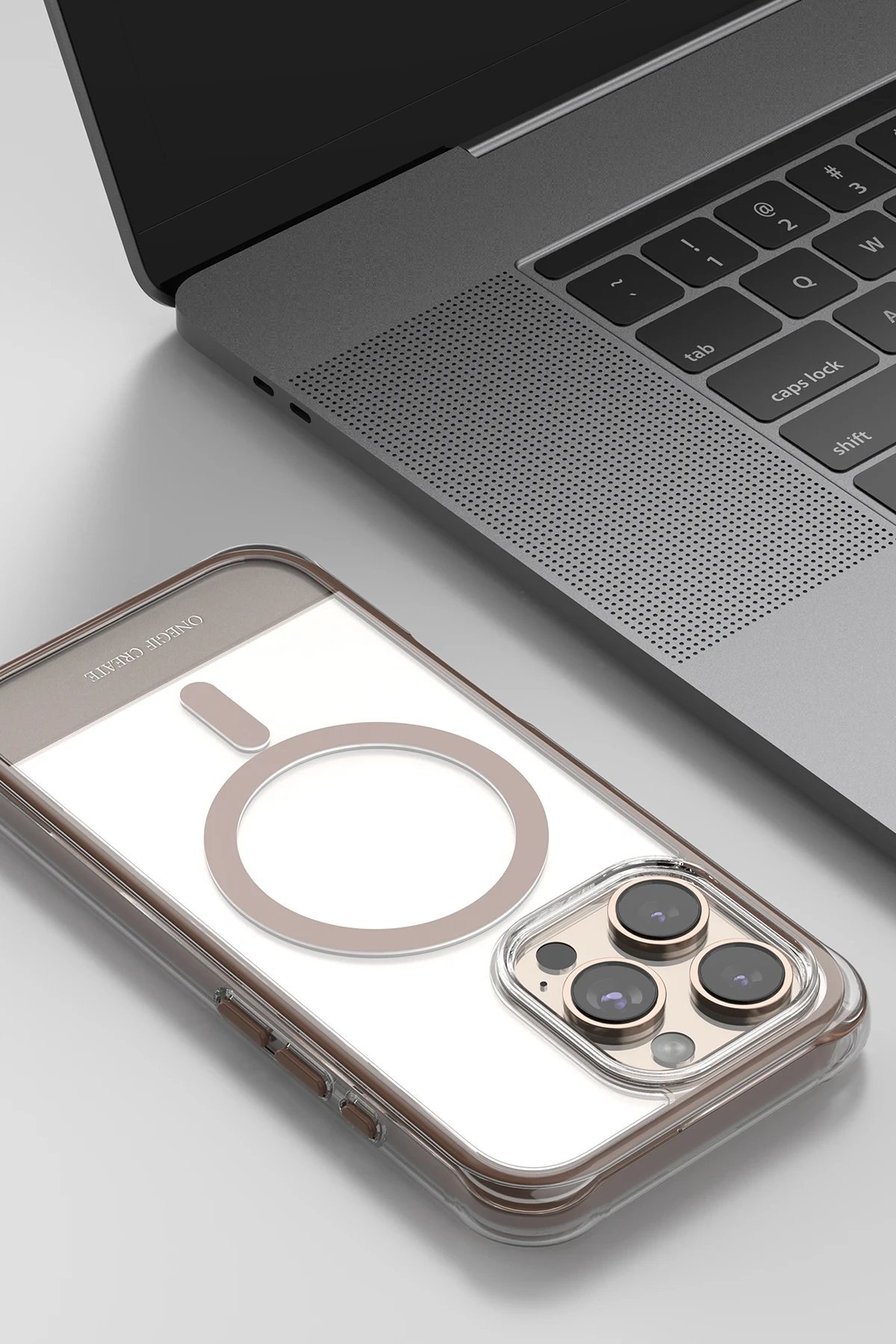 Apple iPhone 15 Pro Max Hulk Magsafe Kapak - Siyah-(5796) - Görsel 2