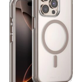 Apple iPhone 15 Pro Max Hulk Magsafe Kapak - Çöl Titanyum-(5796)