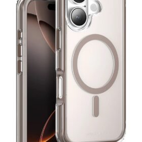 Apple iPhone 16 Hulk Magsafe Kapak - Çöl Titanyum-(5796)