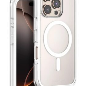 Apple iPhone 16 Pro Hulk Magsafe Kapak - Beyaz-(5796)