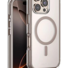 Apple iPhone 16 Pro Hulk Magsafe Kapak - Çöl Titanyum-(5796)