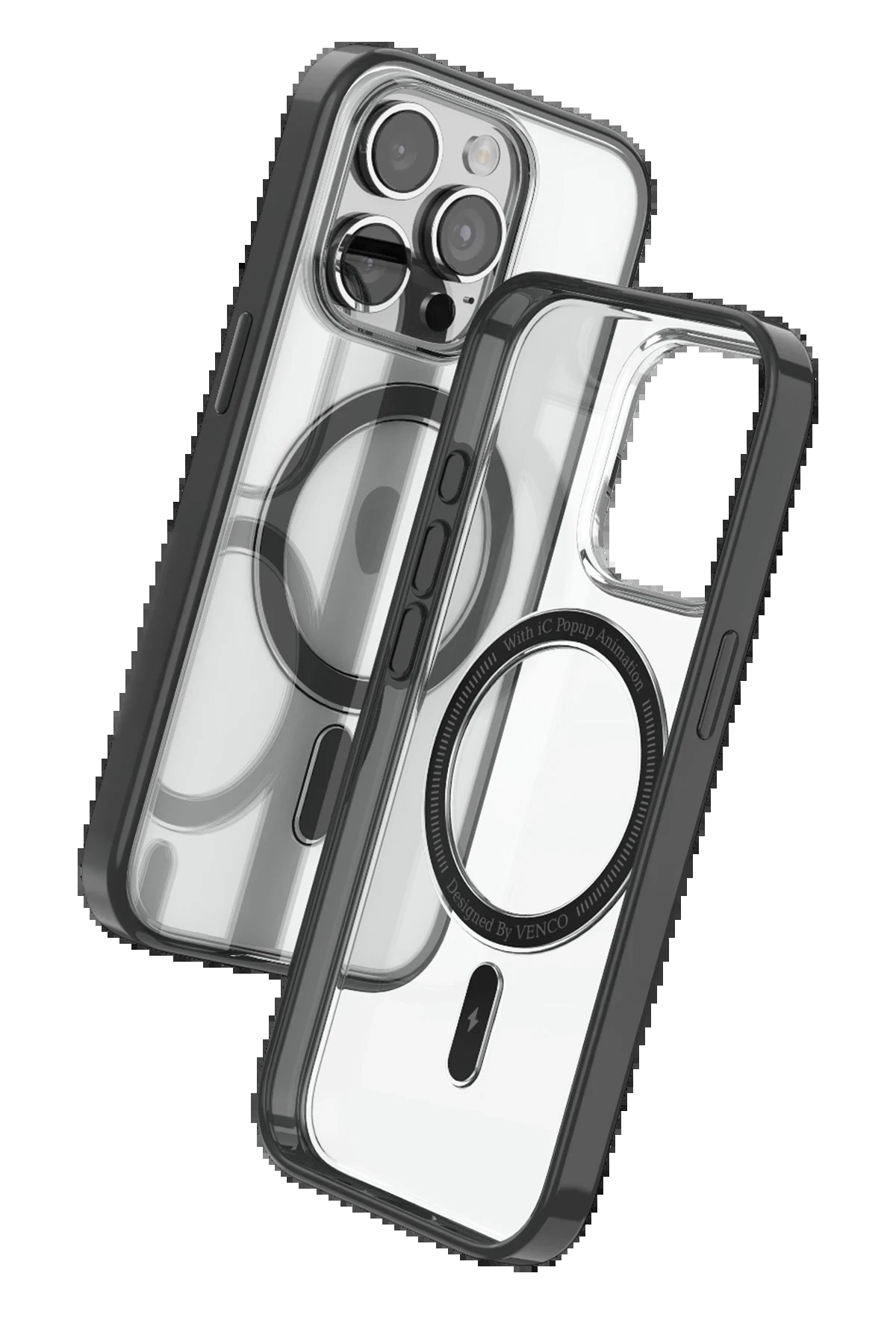 Apple iPhone 15 Pro Max Joly Magsafe Kapak - Siyah-(5796) - Görsel 2