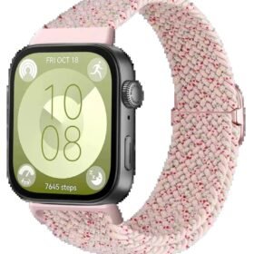 Huawei Fit 4 Star Kordon - Benekli Pudra-(5796)