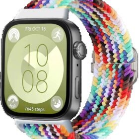 Huawei Fit 4 Star Kordon - Gökkuşağı 2-(5796)