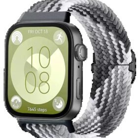 Huawei Fit 4 Star Kordon - Gri-Siyah-(5796)