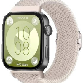 Huawei Fit 4 Star Kordon - Bej-(5796)