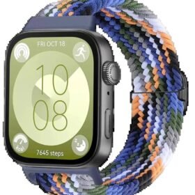 Huawei Fit 4 Star Kordon - Gökkuşağı 3-(5796)