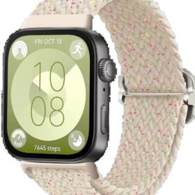 Huawei Fit 4 Star Kordon - Gri-Turuncu-(5796)