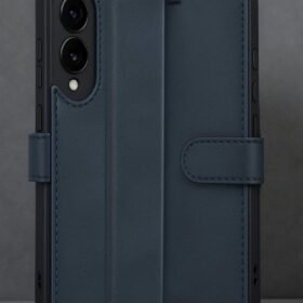 Samsung Galaxy S25 Edge Trend S Plus Kapaklı Kılıf - Lacivert-(5796)