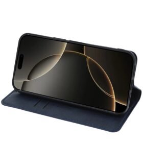 iPhone 15 Pro Max Kılıf Trend S Plus Kapaklı Kılıf - Koyu Yeşil-(5796)