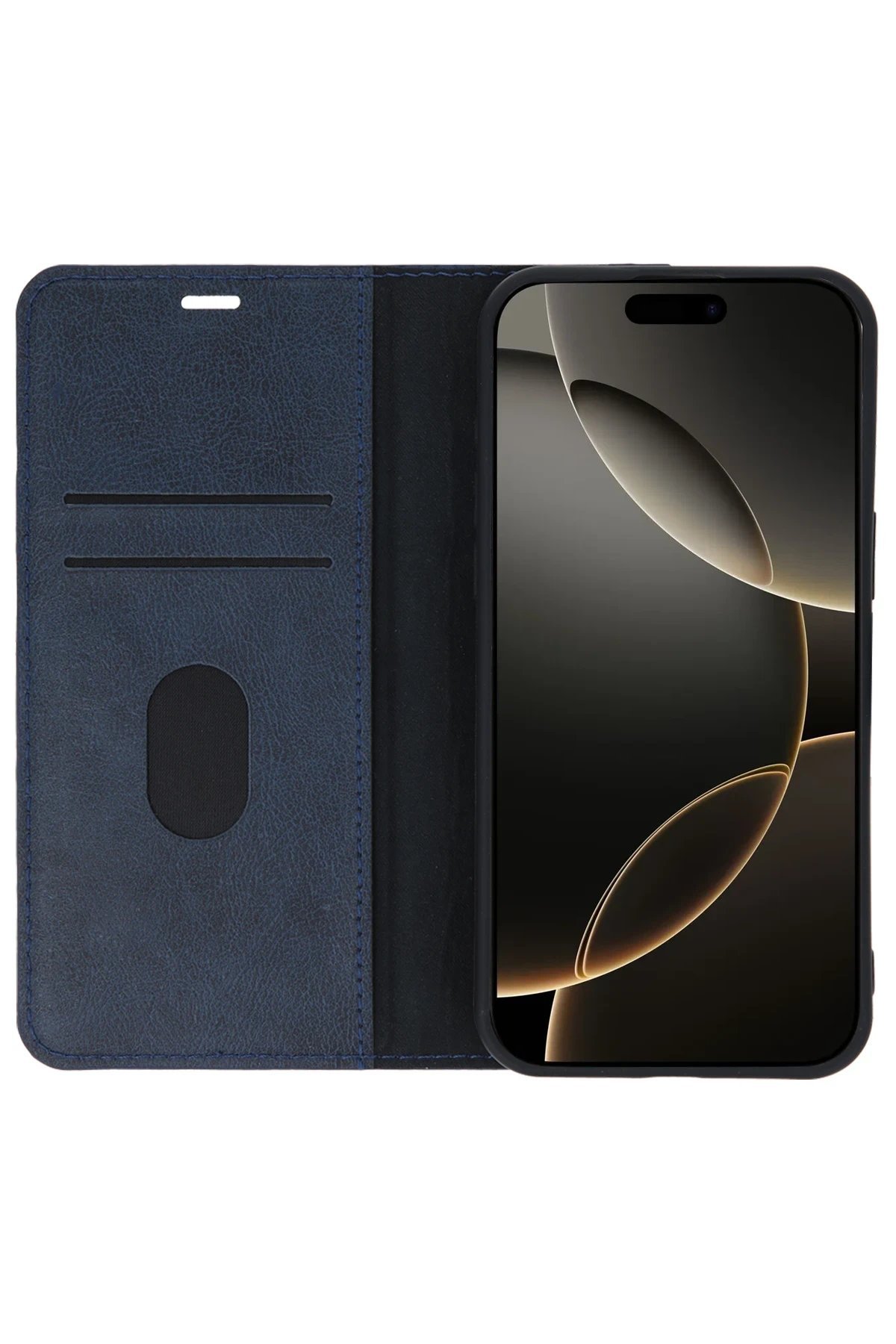 iPhone 15 Pro Max Kılıf Trend S Plus Kapaklı Kılıf - Koyu Yeşil-(5796) - Görsel 2