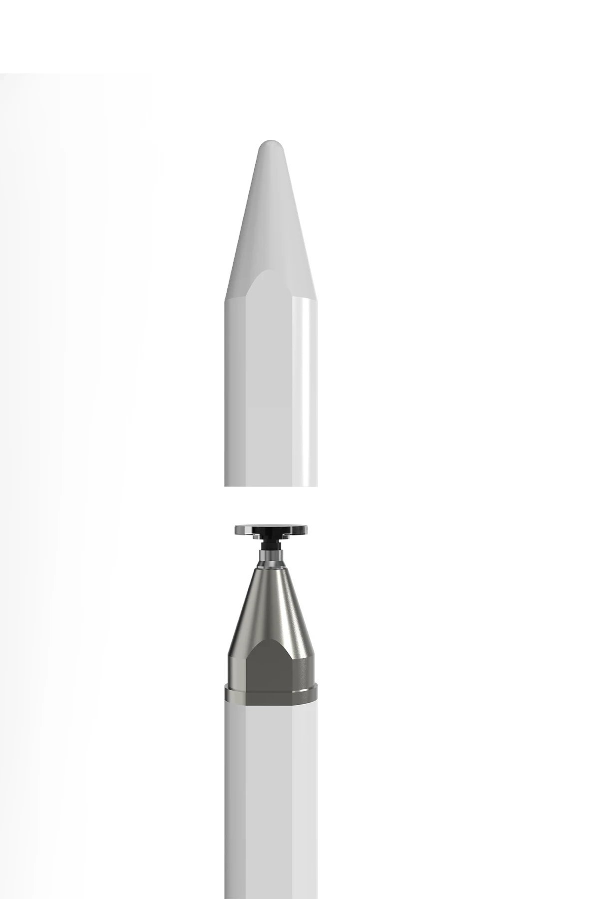 Dokunmatik Stylus Kalem Pen 1101 - Beyaz-(5796) - Görsel 3