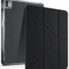 iPad Air 13 (2024) Kılıf Kalemlikli Mars Tablet Kılıfı - Siyah-(5796)