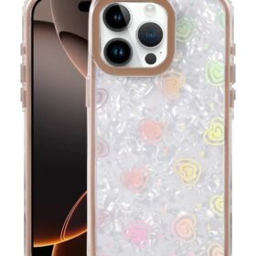 Apple iPhone 15 Pro Lumi Desenli Kapak - Çöl Titanyum-(5796)