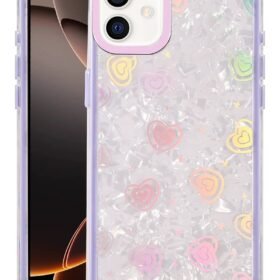 Apple iPhone 11 Lumi Desenli Kapak - Mor-(5796)