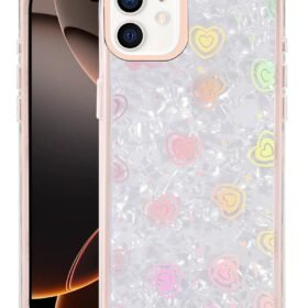 Apple iPhone 11 Lumi Desenli Kapak - Pembe-(5796)