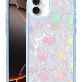 Apple iPhone 16 Lumi Desenli Kapak - Yeşil-(5796)