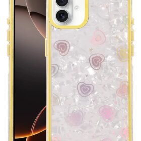 Apple iPhone 16 Lumi Desenli Kapak - Sarı-(5796)